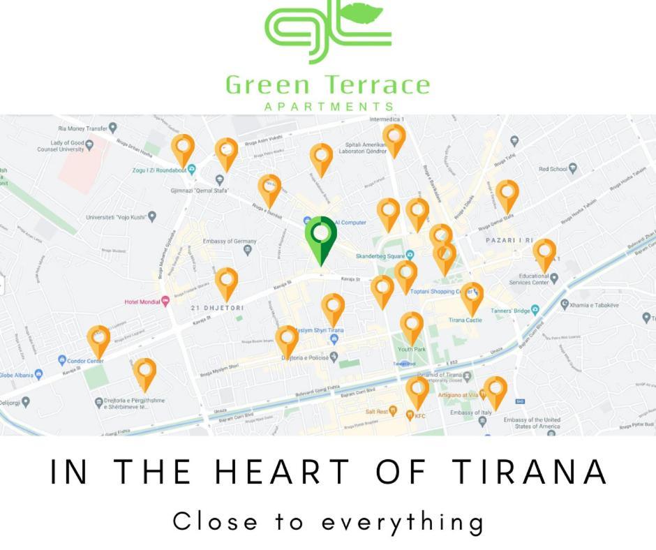 Green Terrace Apartment 4 Tirana Esterno foto